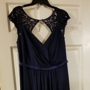 Full length Navy formal